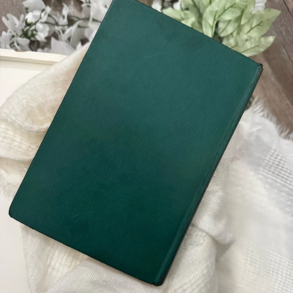 Green Collectible Vintage Hardback Book Nerdcore